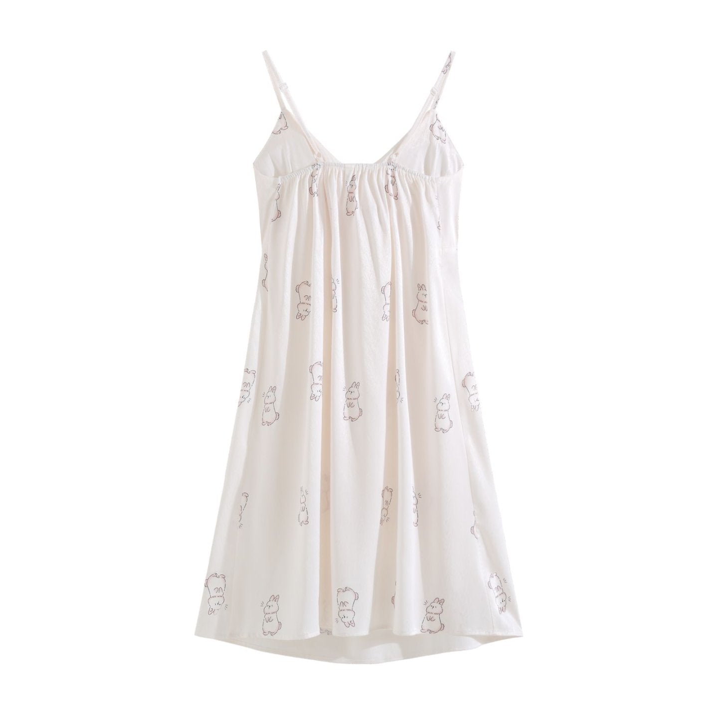Cute Bunny Print Sleep Dress – Cherry Cottage Style - SKU #5